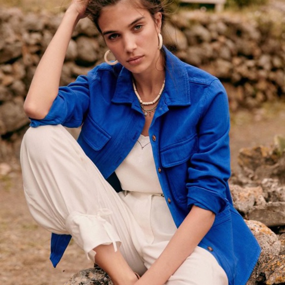 Sezane Willa Jacket, blue